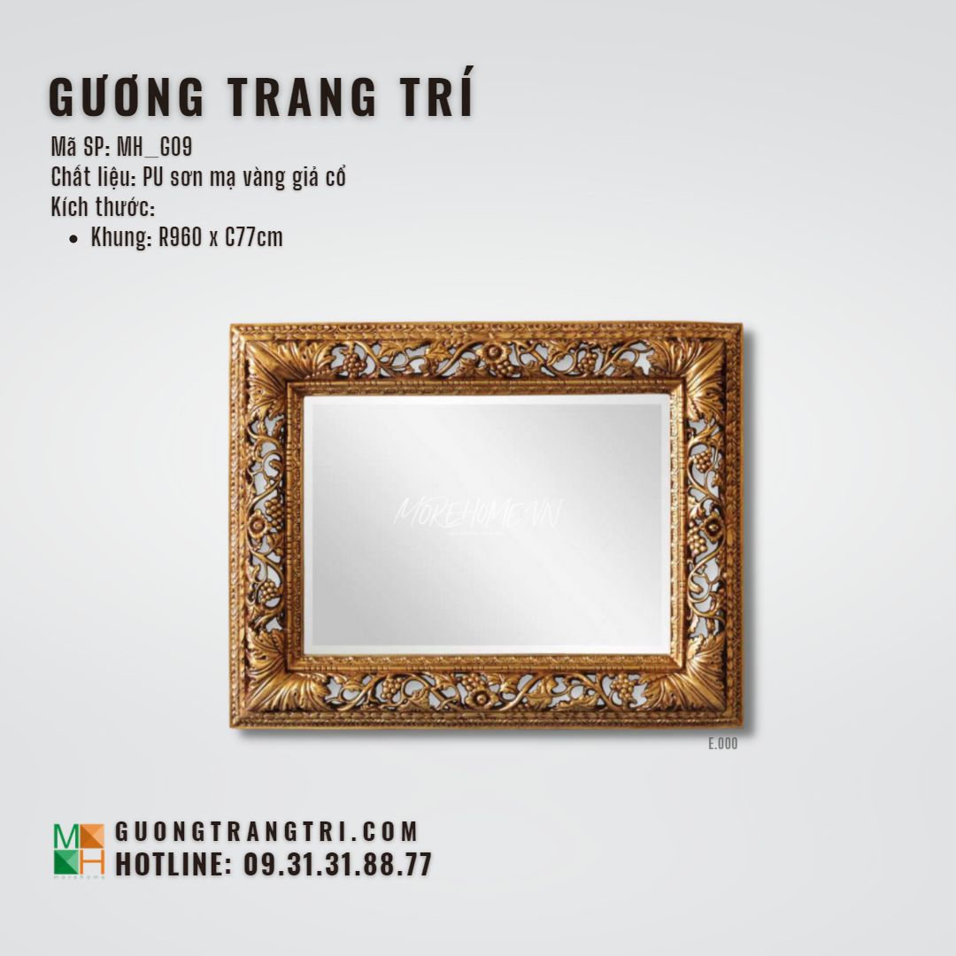  Gương trang trí MH_G09
